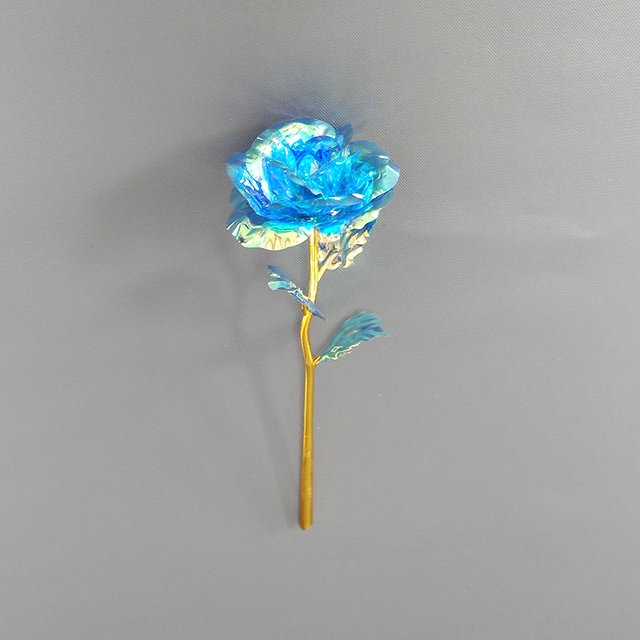 Caja de regalo con forma de rosa dorada de color rosa, simulación de flor, regalo para el día de la madre, Navidad, San Valentín, cumpleaños