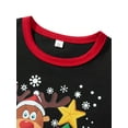 thumbnail image 5 of Family Matching Christmas Pajamas Deer Christmas Tree Print Sleepwear Set, 5 of 10