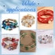 thumbnail image 5 of Pulseras de Alambre con Memoria de 400 Bucles, Joyas, Brazaletes de Alambre con Memoria, Alambres de Acero para Abalorios, Accesorios, 5 of 5