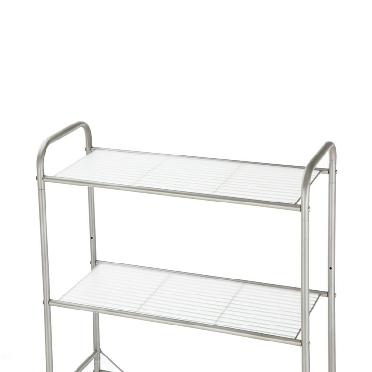 Free Shipping! Mainstays Over the Toilet Steel Storage Shelf Unit