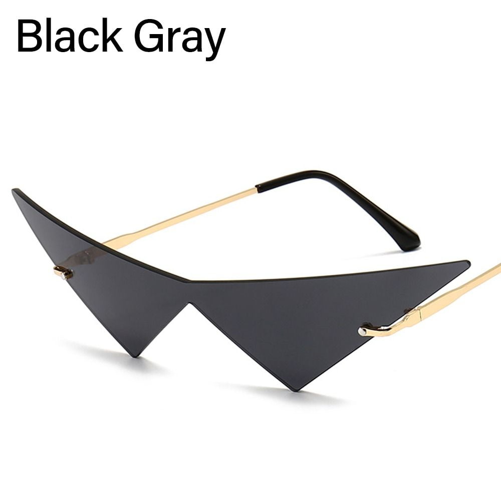 Metal transparent ocean lens sunglasses