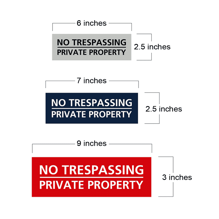 basic-no-trespassing-private-property-sign-brushed-silver-large-walmart-com for Free Printable Private Property Signs Basic No Trespassing Private Property Sign (Brushed Silver) - Large - Walmart.com for Free Printable Private Property Signs