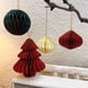 thumbnail image 5 of Adornos colgantes de bolas de árbol de Navidad Mini colgantes de bolas de nido de abeja de papel Decoraciones navideñas 2025 Suministros para fiestas de Nochevieja, 5 of 5
