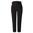 thumbnail image 3 of Akiihool Women Pants Casual Work Women's Joggers High Waisted with Zipper Pockets Tapered Workout Pants for Women (Black,M), 3 of 5