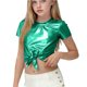 thumbnail image 2 of Niños Disfraces Niños Primavera Verano Color Sólido Carnaval Festa Festival Desempeño Cuello Redondo Camiseta Top para Niño Pequeño, 2 of 8