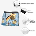 thumbnail image 5 of Kdxio Men's Boxer Briefs with Giraffe Come Out From Zipper Print - Comfortable and Breathable Underwear for Everyday Wear, 5 of 7