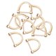 thumbnail image 2 of 10 piezas Hebillas D Anillos en D BLESIY dorado, 2 of 7