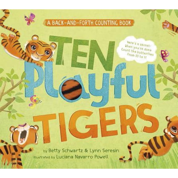 Pre-Owned Back-And-Forth Books: Ten Playful Tigers: A Back-And-Forth Counting Book (Board Book)