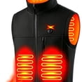 thumbnail image 4 of Jackets for Men, Heated Vest for Men/Women,9 Heated Zones Ultra-Soft Shell Heating Jacket Smart Electric Vest with Pocket, 4 of 4