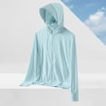 thumbnail image 5 of Ounisa Women's UPF 50+ Athletic Jacket Lightweight Quick Dry Sun Protection Full Zip Long Sleeve Shirt Hiking Outdoor Pockets, 5 of 7