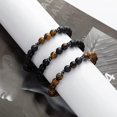 thumbnail image 5 of 3-6 Pcs Iave 8mm Bracelet Perlé pour Hommes Femmes Bracelet en Pierre Naturelle Mala, 5 of 5