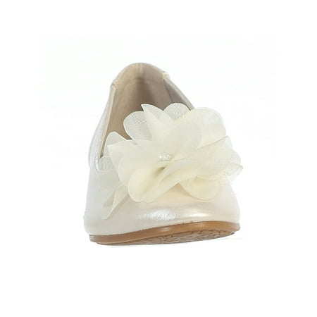 

Dempsey Marie Little Girls Flat Flower Dress Shoe