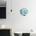 thumbnail image 2 of Round Sea Waves Nautical Ocean Abstract Painting Unframed Art Print Wall Art, 2 of 6
