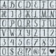 thumbnail image 1 of 42 plantillas de letras del alfabeto de 5 pulgadas, plantillas de letras y números, plantillas de letras artísticas, signos de puntuación, símbolos y plantillas para manualidades., 1 of 6