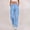 Blue women high waisted cargo pants a1, variant on Cagogo Women's High Waisted Cargo Pants with Pockets Straight Leg Loose Long Trousers Casual Solid Streetwear Travel Work Lounge Pants Summer Beachwear Clothes, Yellow M