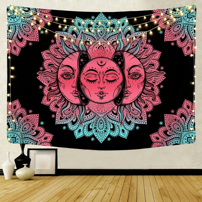 95x73cm Tapestry Multicolour Mandala Wall Decor Hanging Tapestry