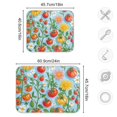 thumbnail image 4 of Yayeee Dish Drying Mat for Kitchen Counter 16"x18" Microfiber Absorbent Pad, Various Tomatoes, 4 of 7
