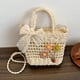 thumbnail image 3 of Bolso Bandolera Tejido A Mano Cara Dura Con Lazo Encaje para El Ocio Diario (beige), 3 of 9