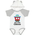 thumbnail image 3 of Inktastic Train Our Little Caboose New Baby Boys or Girls Baby Bodysuit, 3 of 5