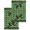 Dark Green, variant on Happy St. Patrick's Kitchen Dish Towels for Drying Dishes Set of 4, Green Shamrock Shoots Coin Vintage Country Waffle Weave Microfiber Hand Tea Bathroom Towels Quick Dry & Absorbent Towel 12x12