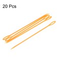 thumbnail image 3 of Unique Bargains Plastic Sewing Needles, 15cm Large Eye Blunt Learning Needles, Orange 20 Pack, 3 of 4