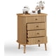 thumbnail image 2 of Qinaqin 4- cm de Profundidadrawer Vertical Almacenamiento Gabinete M ProfundidadF + Iron Suave Frame con Lines Anchoild Oak Color para Dormitorio, 2 of 7