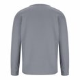thumbnail image 5 of Yiliang Long Sleeve Shirts for Men Pastel Color Sweatshirts Comfort Pullover Sport Activewear Tops Baseball Clothing,Gray,L, 5 of 5
