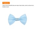 thumbnail image 4 of Uxcell 50pcs Blue Bow Ties 1.5" x 1" Mini Bowknot for Crafting Little Satin Bows Bulk DIY Sewing Scrapbooking, 4 of 5