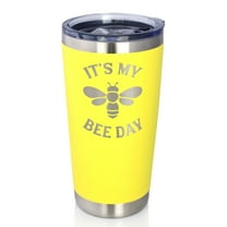 Bevvee Insulated Travel Tumbler 20 oz Bee Day Bee Enthusiast Gifts Tumblers