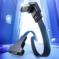 thumbnail image 6 of Flat Flexible Right Angled 90 Degree Usb C Male to Type C Female Charging Data Cable 100W for Cellphone Laptop, 6 of 9