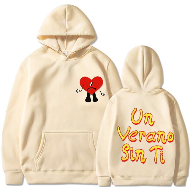 Sudadera con capucha de Bad Bunny para hombre y mujer, ropa de calle con estampado de Hip Hop, Unisex, de alta calidad, gran oferta, novedad de 2022