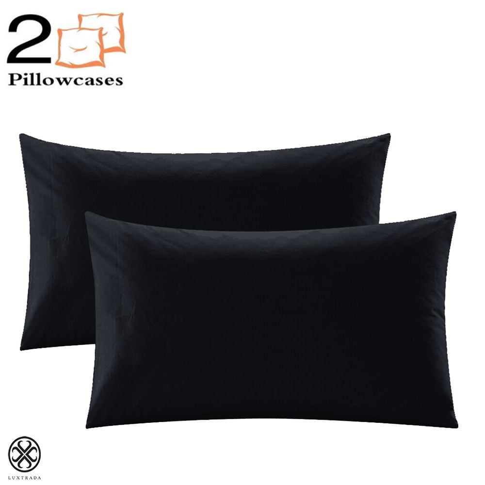 Luxtrada Set of 2 Premium 1800 UltraSoft Polyester Pillowcase Set with