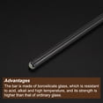 thumbnail image 4 of Unique Bargains 3.3 Borosilicate Glass Stick 11.81' Length 6mm Dia Stir Rod Round for Lab Kitchen Science 10Pcs, 4 of 5