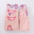 thumbnail image 2 of Conjunto de pijamas de 2 uds para niños y niñas, ropa interior de algodón con estampado de dibujos animados, Jersey y pantalones, para Navidad y otoño, nuevo 100%, 2 of 4