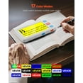 thumbnail image 3 of VEVOR Portable Digital Magnifier, 5-inch HD Electronic Video Magnifier for Low Version, 4X - 32X Zoom Electronic Reading Aid with 17 Color Mode, AV Output, Foldable Handle & 5-Level Screen Brightness, 3 of 9