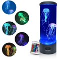 thumbnail image 1 of Lámpara de medusa con luz de estado de ánimo que cambia de color, ambiente oceánico para decoración del hogar y la oficina, motor silencioso que proporciona un ambiente tranquilo, regalo ideal para, 1 of 5