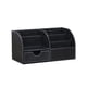 thumbnail image 2 of Organizador de escritorio Methold de cuero PU negro tipo cajonera, 2 of 6