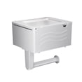 thumbnail image 5 of Caja de pañuelos Caja de papel higiénico Caja de almacenamiento de papel de baño Soporte de papel higiénico Estante montado en la pared, 5 of 5