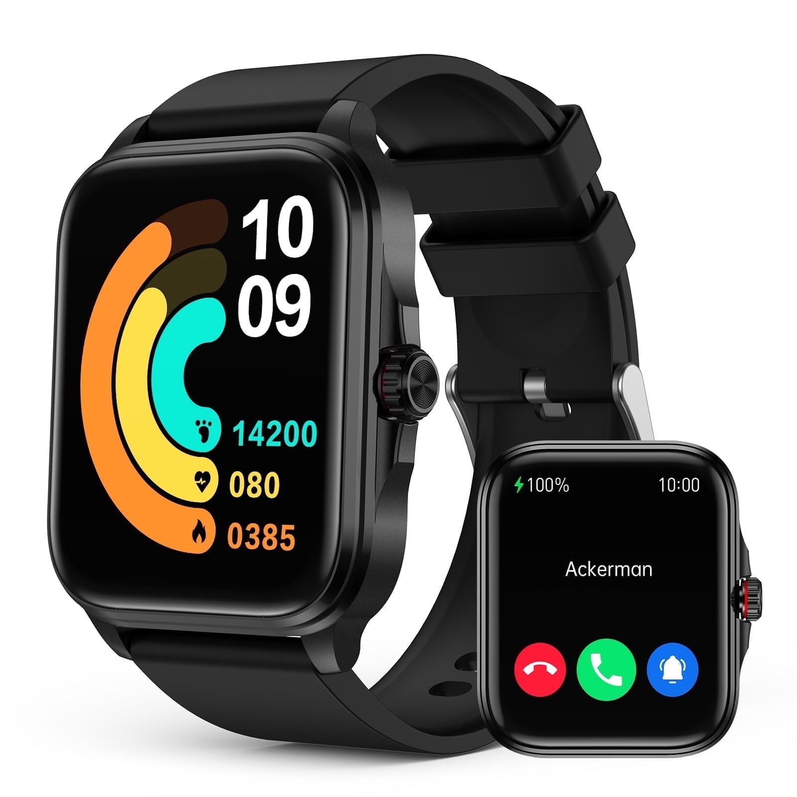 SOUYIE 2025 Smartwatch for Women Men with Bluetooth Call(Answer/Make Calls), 1.91"HD touch Screen Fitness Tracker,IP67 Waterproof Smart Watch for Android Iphone,Sport Watch for Gift