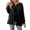 Black, variant on Women's Casual Loose Long Sleeve Solid Color Drawstring Belted Knit Cardigan Sweater Comfortable Stylish Outerwear