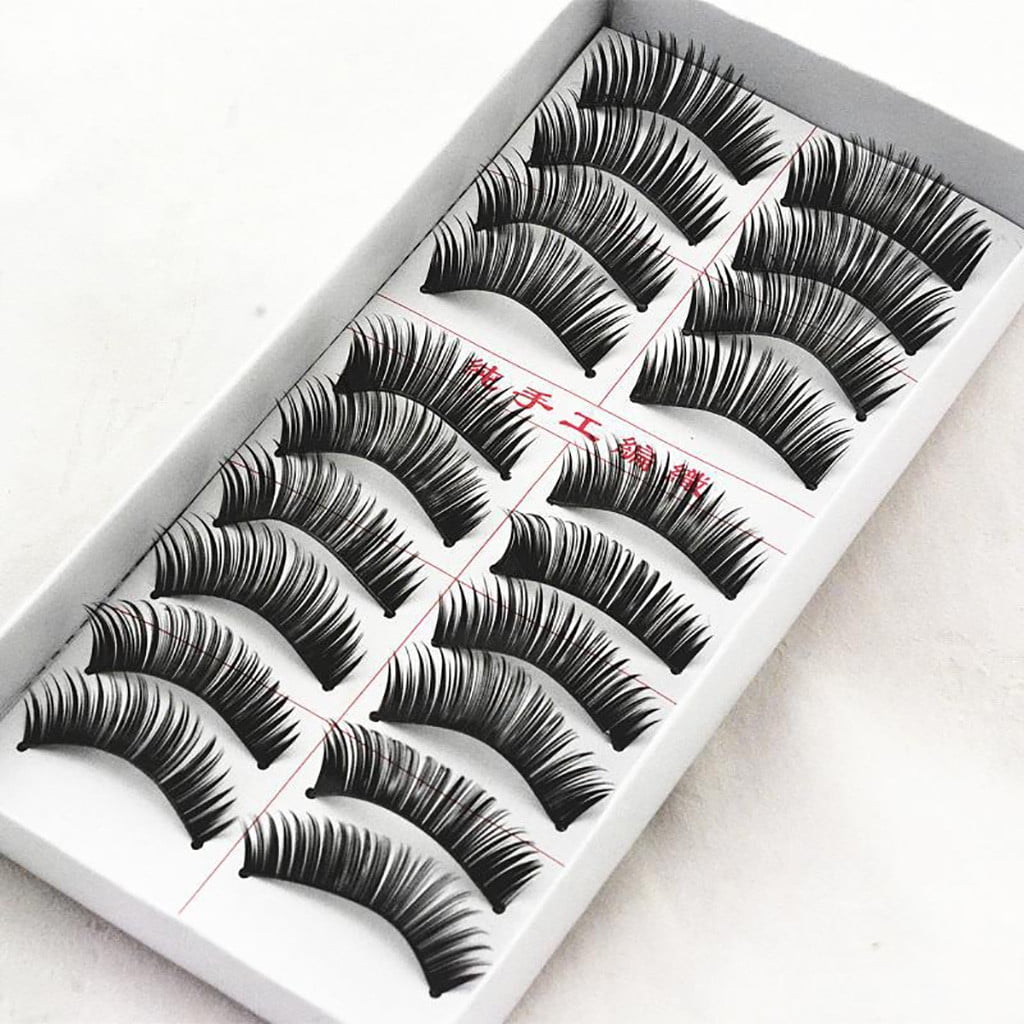 Eyelash Holder Clear Stones Lashes Lashes Pack 3d High Volume Lashes Pack Eyelash Container Holder 50 Pairs of Eyelashes Eyelash Glitter Lashes Long Lashes with Glue Included