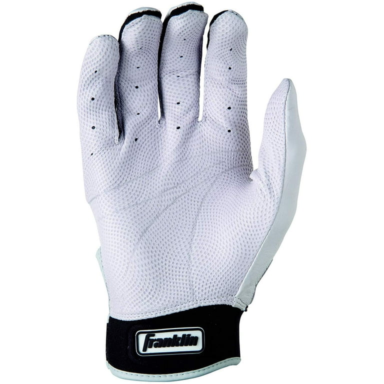 Franklin MLB Digitek Youth Batting Gloves White/Navy/Red Medium