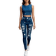 thumbnail image 1 of Leggins Mujer Mezclilla Unitalla Faja Alta Estilo Pantalón Mezclilla, 1 of 5