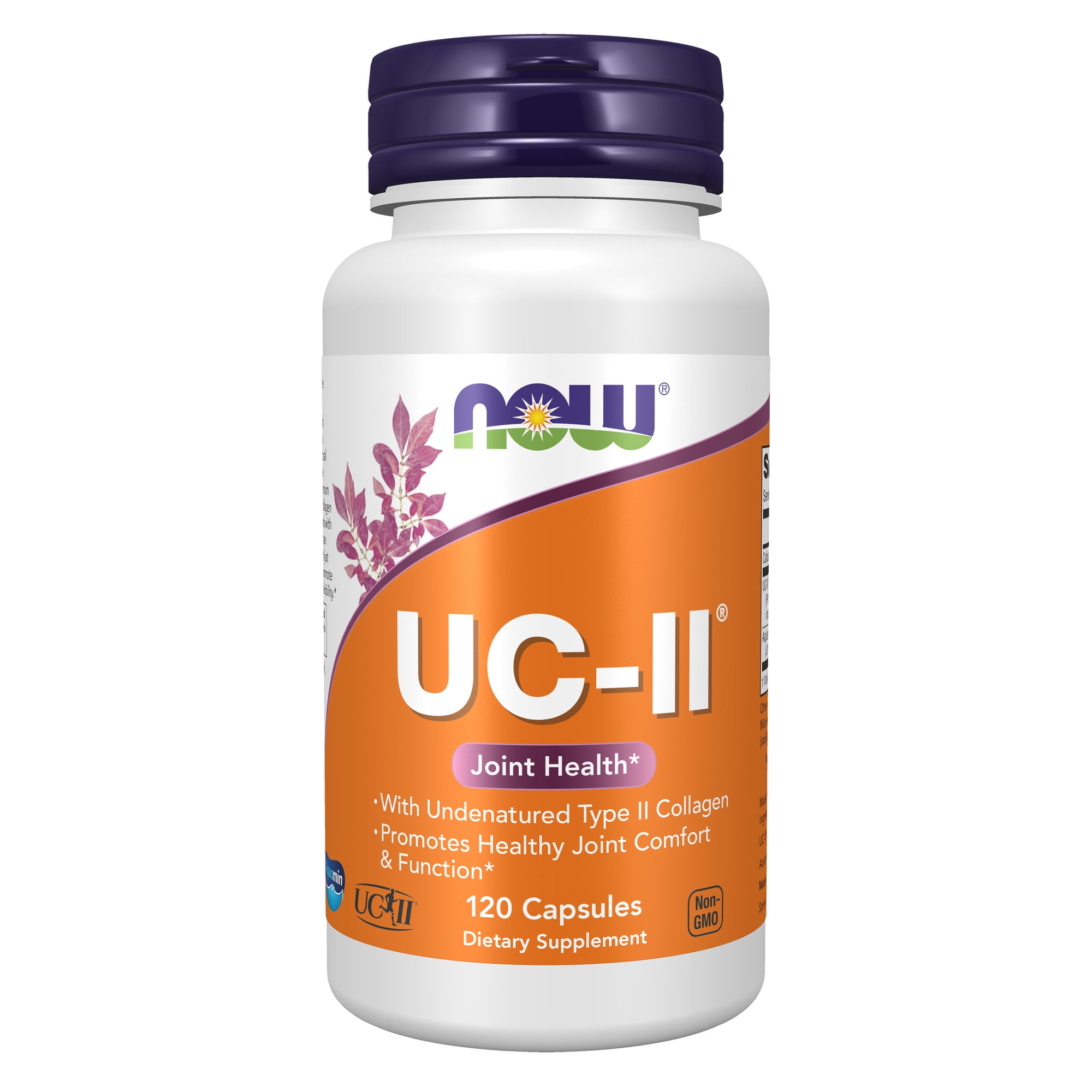 NOW Supplements, UC-II Type II Collagen with Undenatured Type II Collagen, 120 Veg Capsules