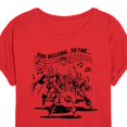 thumbnail image 3 of Marvel The Avengers - Merry Marching Society - Women's Oversized Graphic T-Shirt, 3 of 4
