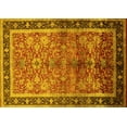 thumbnail image 1 of Ahgly Company Indoor Rectangle Oriental Yellow Industrial Area Rugs, 5' x 7', 1 of 4