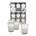 thumbnail image 2 of Velas votivas Hyoola, blancas, en cristal, 12 unidades, 12 horas de combustión, 2 of 7