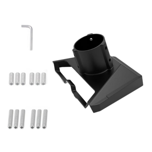 Soporte de techo para antena, Internet satelital, accesorios para montaje en techo, soporte de montaje de metal grueso, base de montaje, base Negro