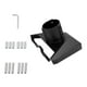 thumbnail image 1 of Soporte de techo para antena, Internet satelital, accesorios para montaje en techo, soporte de montaje de metal grueso, base de montaje, base Negro, 1 of 9