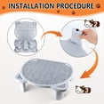 thumbnail image 2 of Adjustable Cat Ramp Litter Box Step Double Layer with Filter Function, Elevated Litter Box Ramp for Senior Cats Easy, 2 of 7
